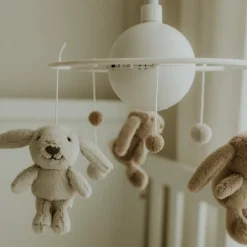 FLOW Mobile pour bébé en bois Milo le lapin