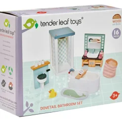 Tender Leaf Mobilier pour poupée Salle de bain en bois
