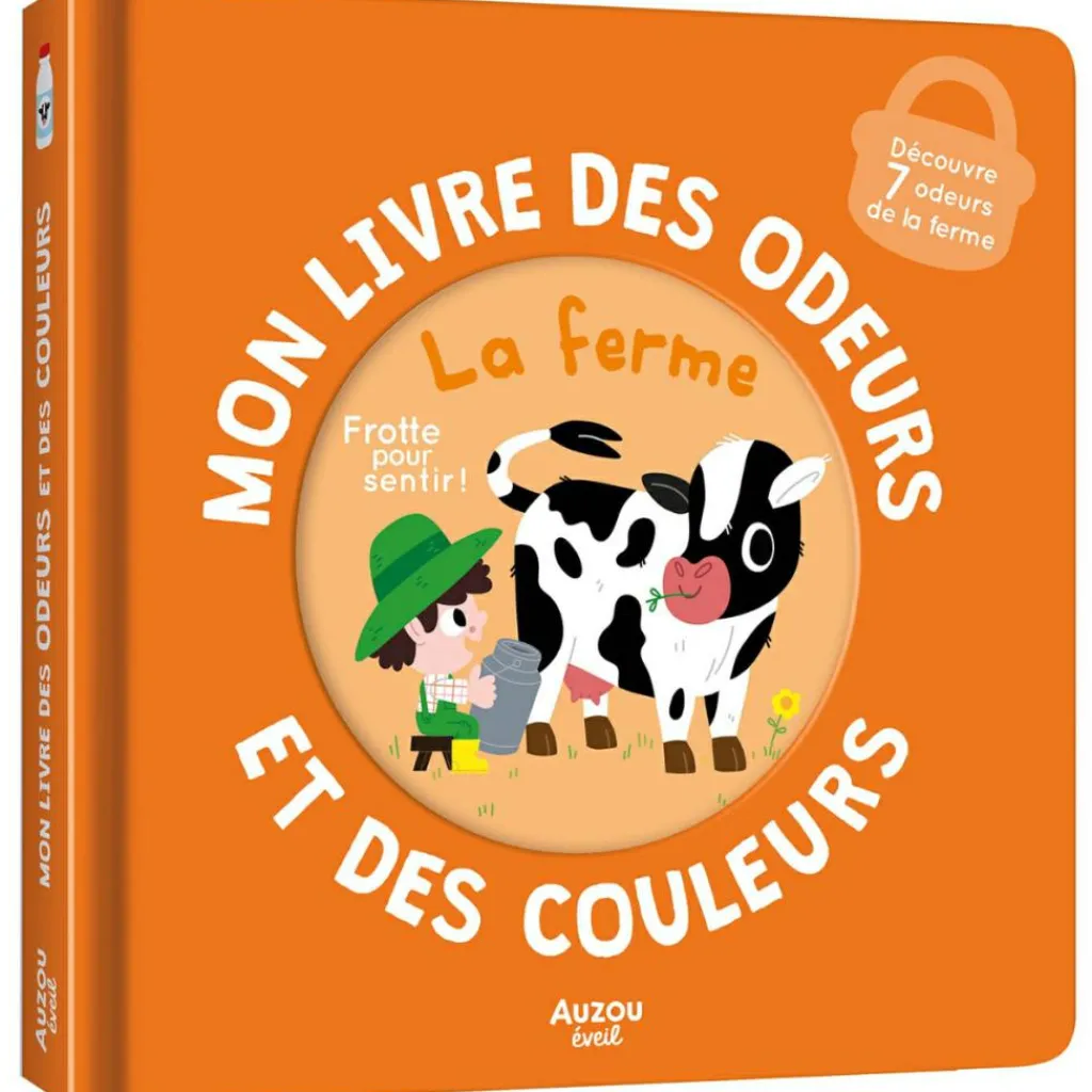 Auzou Editions Mon livre des odeurs et des couleurs - La ferme