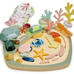 Tender Leaf Mon petit étang avec rochers en bois