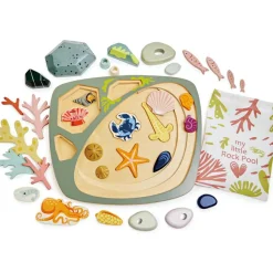 Tender Leaf Mon petit étang avec rochers en bois