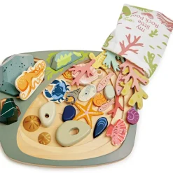 Tender Leaf Mon petit étang avec rochers en bois