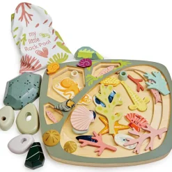 Tender Leaf Mon petit étang avec rochers en bois