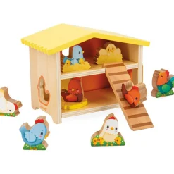 New Mon premier poulailler en bois Ferme (11 pièces) Figurines De Jeu