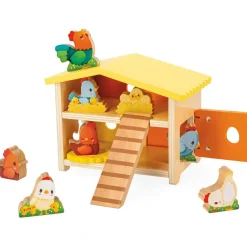 New Mon premier poulailler en bois Ferme (11 pièces) Figurines De Jeu