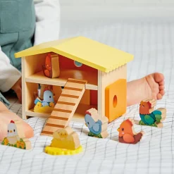 New Mon premier poulailler en bois Ferme (11 pièces) Figurines De Jeu