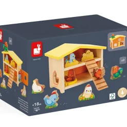 New Mon premier poulailler en bois Ferme (11 pièces) Figurines De Jeu