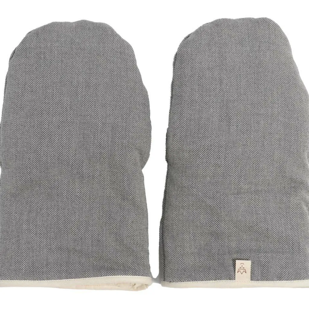 Kaiser Moufles pour poussette en coton bio gris