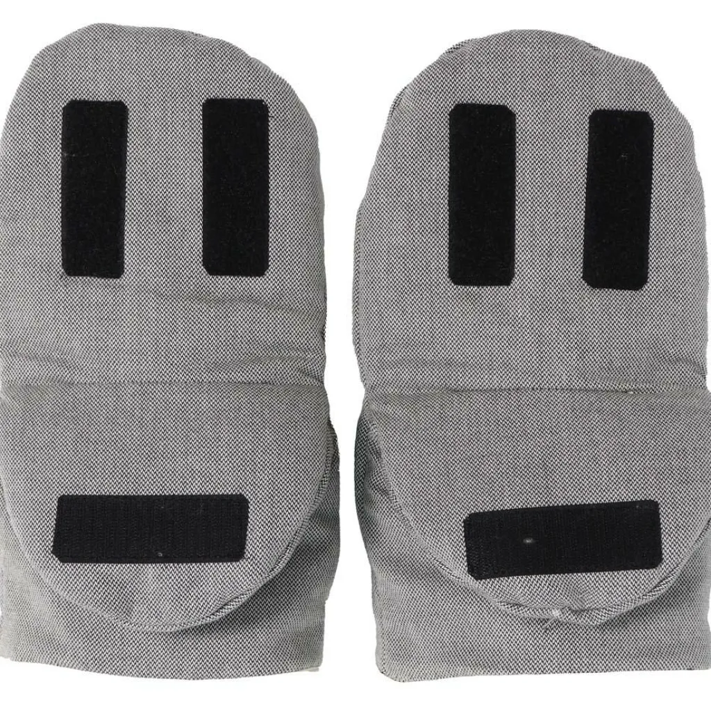 Kaiser Moufles pour poussette en coton bio gris