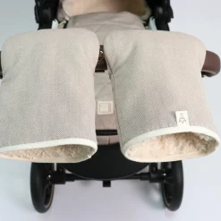 Best Moufles pour poussette en coton bio marron Moufle Pour Poussette