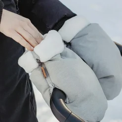 Best Moufles pour poussette gris chiné Moufle Pour Poussette