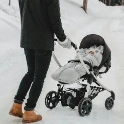 Best Moufles pour poussette gris chiné Moufle Pour Poussette