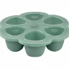 Best Moule de congélation multi portions silicone Sage green (6 x 90 ml) Pots De Conservation