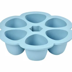 Béaba Moule de congélation multi portions silicone bleu (6 x 150 ml)