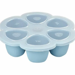 Béaba Moule de congélation multi portions silicone bleu (6 x 150 ml)