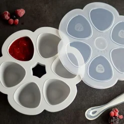 Béaba Moule de congélation multi portions silicone light mist (6 x 150 ml)