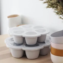 Béaba Moule de congélation multi portions silicone light mist (6 x 90 ml)