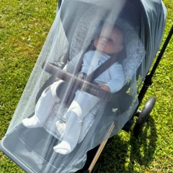Kaiser Moustiquaire pour poussette bébé MOSKITO PREMIUM dark grey
