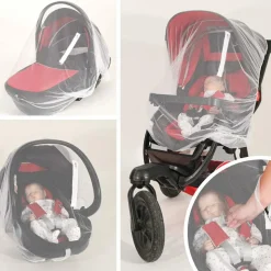 Trois Kilos Sept Moustiquaire zippée 3 en 1 blanche