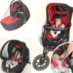 Trois Kilos Sept Moustiquaire zippée 3 en 1 noire