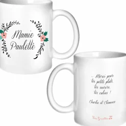 Les Griottes Mug personnalisable Fleurs