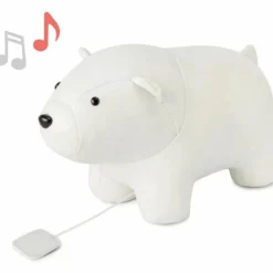 Nathan l'Ours Blanc Les Animaux Musicaux Peluche Musicale