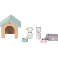 Little Dutch Niche chien et chat et accessoires en bois