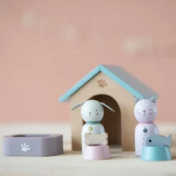 Little Dutch Niche chien et chat et accessoires en bois
