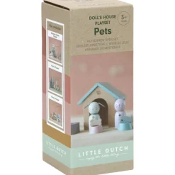 Little Dutch Niche chien et chat et accessoires en bois