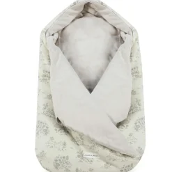 Pasito a pasito Nid d'ange avec capuche Toile de Jouy Cream