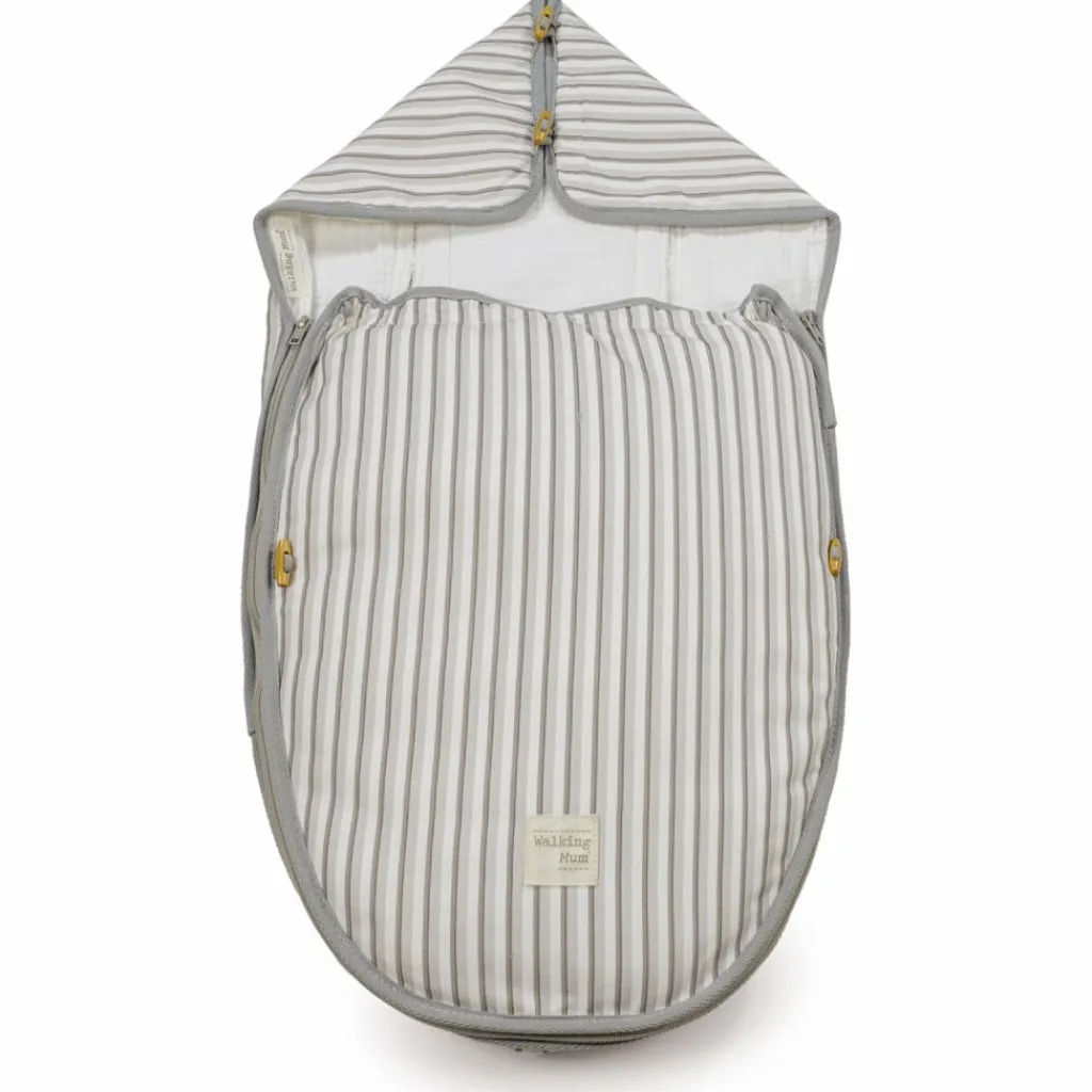 Walking Mum Nid d'ange chancelière Siege Auto Groupe 0 Été Botton Rayures