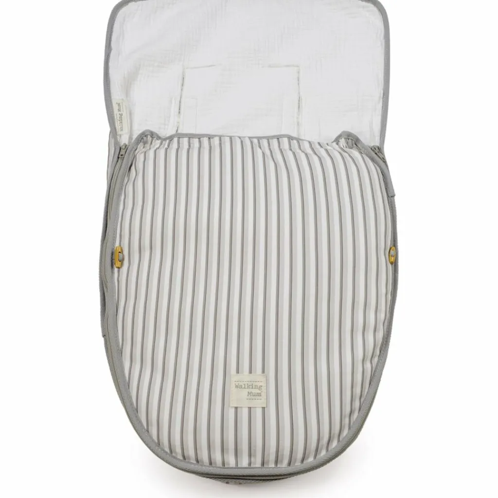 Walking Mum Nid d'ange chancelière Siege Auto Groupe 0 Été Botton Rayures