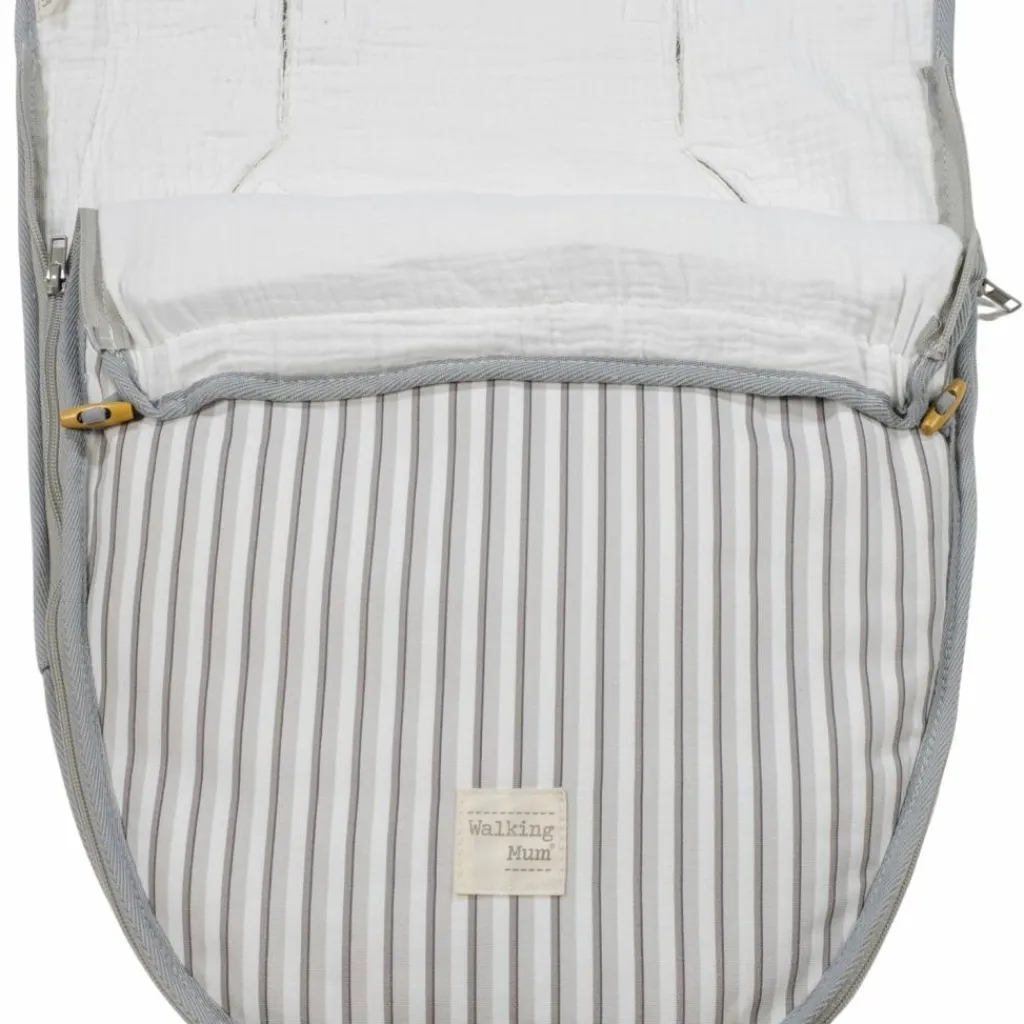 Walking Mum Nid d'ange chancelière Siege Auto Groupe 0 Été Botton Rayures