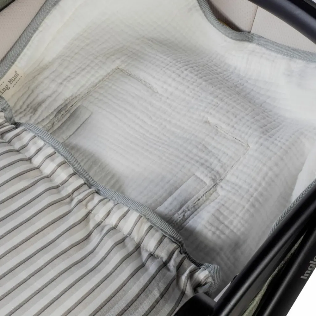 Walking Mum Nid d'ange chancelière Siege Auto Groupe 0 Été Botton Rayures