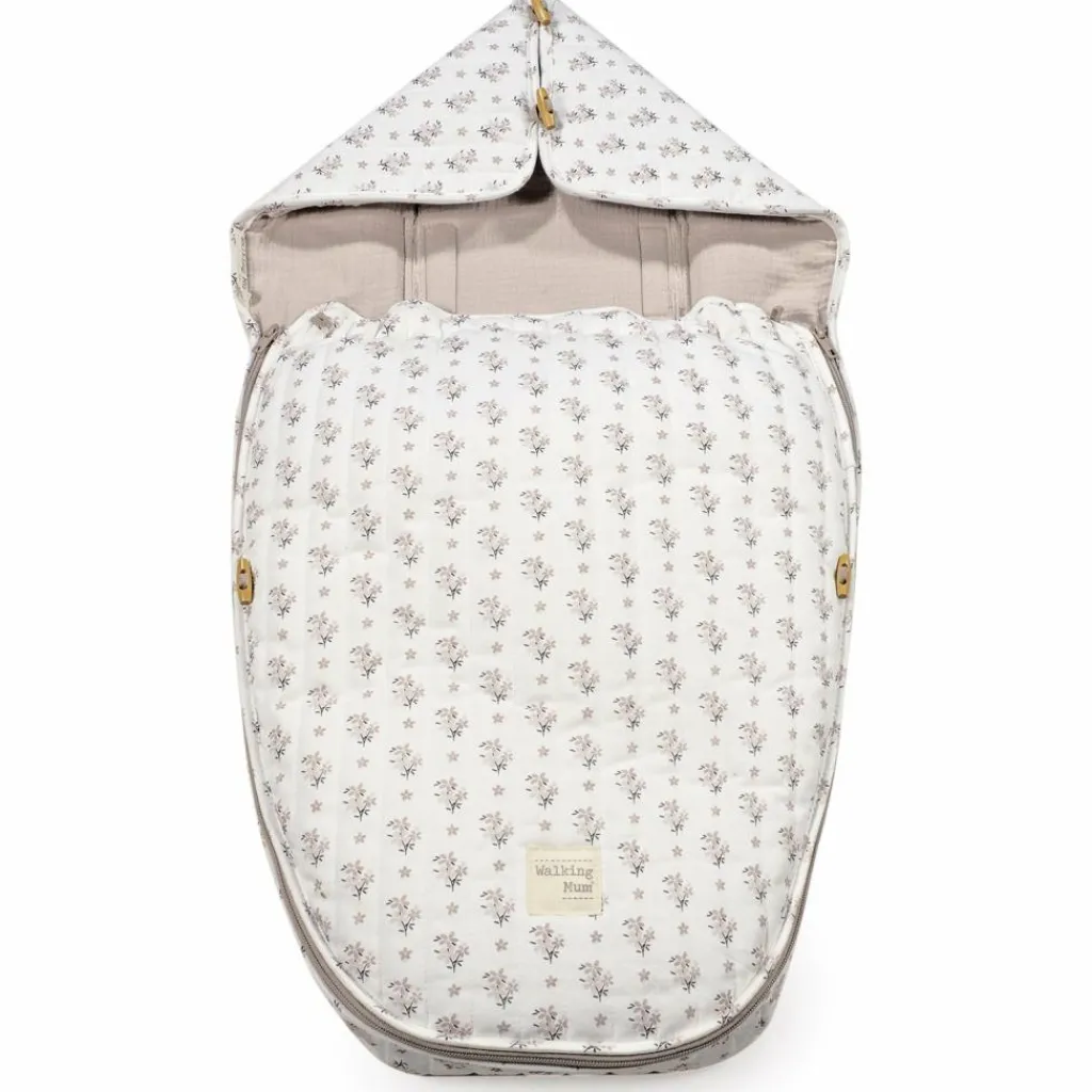 Walking Mum Nid d'ange chancelière Siège Auto Groupe 0 Été Botton Fleurs