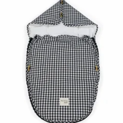 Walking Mum Nid d'ange et chanceliere siège auto Groupe 0 Été I Love Vichy Noir