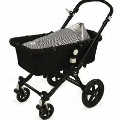 Clearance Nid d'ange et chancelière siège auto Groupe 0 Hiver I Love Vichy Noir Nid D'Ange Poussette