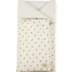 Nid d'ange et couverture Mimosa Vert Nid D'Ange Poussette