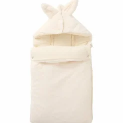 BB & Co Nid d’ange fausse fourrure doublé gaze de coton ivoire (0-6 mois)