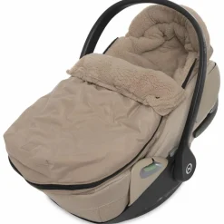 Jollein Nid d'ange passe sangle Embossed Milky Coffee (groupe 0+)