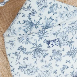 Tartine et Chocolat Nid d'ange passe sangle Toile de Jouy bleu