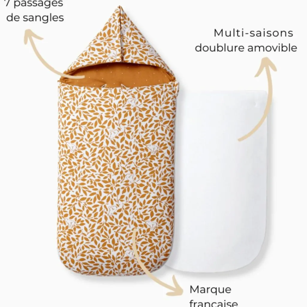 Outlet Nid d'ange réversible 4 saisons ourson 6-24 mois Nid D'Ange Poussette