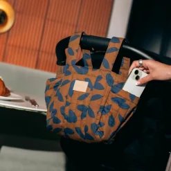 Best Organisateur de poussette Hyde Park Blue leaves Sac À Poussette