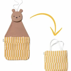 Best Organiseur mural 2 en 1 Toto Bear Sac À Jouets