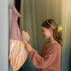 Best Organiseur mural 2 en 1 Toto Bear Sac À Jouets