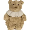 Pasito a pasito Ours en peluche tricot beige (29 cm)