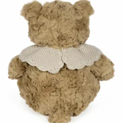 Pasito a pasito Ours en peluche tricot beige (29 cm)