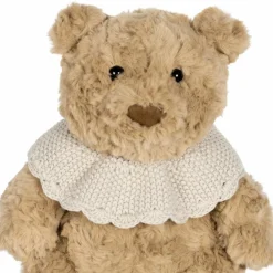 Pasito a pasito Ours en peluche tricot beige (29 cm)