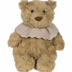 Pasito a pasito Ours en peluche tricot rose (29 cm)