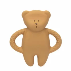 Moonie Ourson de dentition en caoutchouc naturel cappuccino